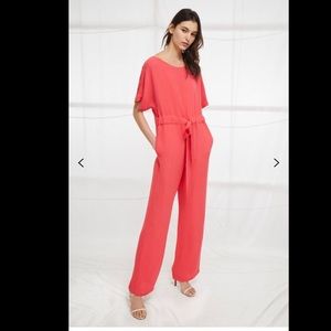 French Connection tie waist jumpsuit